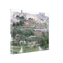 Vistade Toledo auf eingewickelter Leinwand Leinwanddrucke