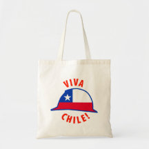Viva Chile! Leinentasche