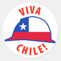 Viva Chile! Runde Sticker