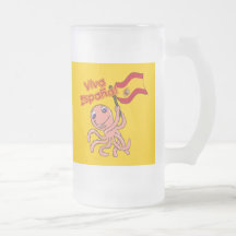 Viva Espana mit Kraken-Fußball-T-Shirt Kaffee Tasse