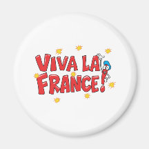 Viva La Frankreich Magnets