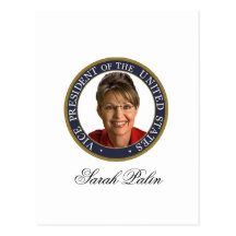 Vizepräsident Sarah Palin Postkarte