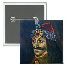 Vlad der Impaler (Dracula) Knopf Anstecknadelbutton