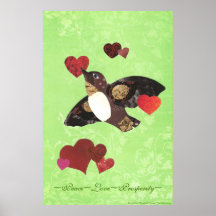 Vogel des Liebe-Druckes Posterdrucke