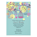 Vogel-Käfig-Liebe-Vögel, die Einladung Wedding sin