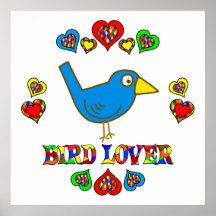 Vogel-Liebhaber Plakat
