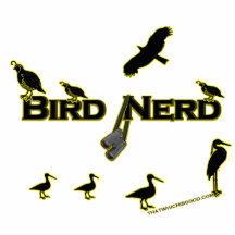 Vogel-Nerd-Silhouette Fotofiguren