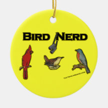 Vogel-Nerd Weinachtsornamente
