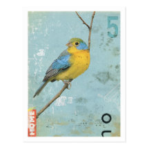 Vogel No.5 Postkarte