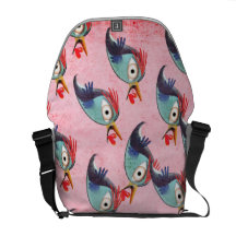 Vogel-Rickshaw-Bote-Tasche Kurier Taschen