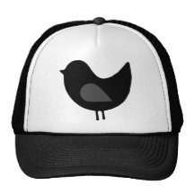 Vogel-Silhouette-Entwurf! Truckermützen