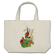 Vögel und Blumen Taschen