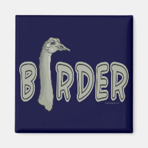 Vogelbeobachter Kühlschrankmagnet