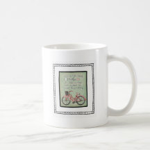 vol25- Leben ist wie das Reiten eines bicyle Tee Haferl