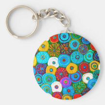 Voller Kreis Keychain Schlüsselband