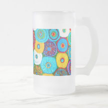 Voller Kreis-mattierter BecherHeirloom Tee Tasse