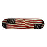 Voller Rahmen, der US-Flagge wellenartig bewegt Personalisierte Decks