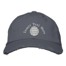 Volleyball gestickter Hut Bestickte Mützen