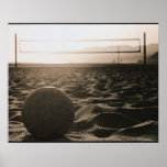 Volleyball im Sand Posterdrucke