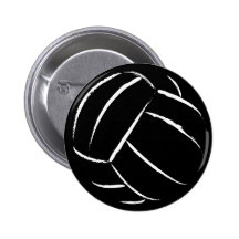 Volleyball-Knopf - besonders angefertigt Anstecknadel