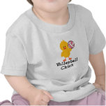 Volleyball-Küken-Säuglings-T-Stück T-shirts
