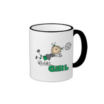 Volleyball-Mädchen-T-Shirts und Geschenke Tasse