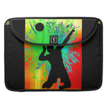 Volleyball-Service-Feuerwerke Sleeve Für MacBooks
