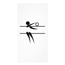 Volleyball-Spieler Bilderkarte