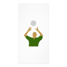 Volleyball-Spieler Personalisierte Photo Karte