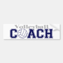 Volleyball-Trainer Auto Sticker