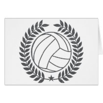 Volleyball-Vintage Grafik karten