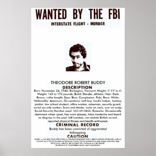 Völlig kundengerechtes FBI GEWOLLTES Plakat-Gag-Ge