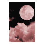 VOLLMOND BEWÖLKT ROT PERSONALISIERTES BÜROPAPIER