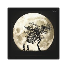 Vollmond Gespannte Galerie Drucke