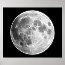 Vollmond-Mondplaneten-Kugel Posterdrucke