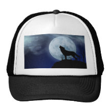 Vollmond-Wolf Baseball Cap