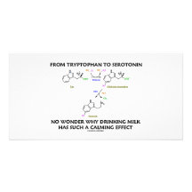 Von Tryptophan zu Serotonin (Chemie-Spaß) Fotokarten