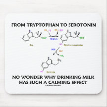 Von Tryptophan zu Serotonin (Chemie-Spaß) Mousepads