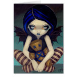 "Voodoo in der blauen" Gruß-Karte