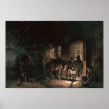 Vor der Kneipe 1843 Plakat