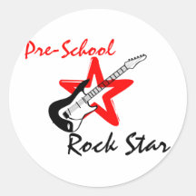 Vor Schule Rockstar Sticker