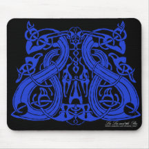 Vor Viking-Blau, mousepad