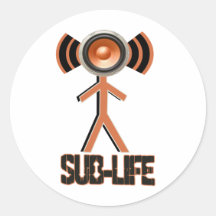 VORleben Runde Sticker