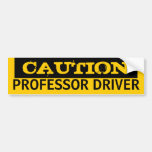 Vorsicht PROFESSOR DRIVER Auto Sticker