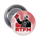 Vorsitzender Mao-RTFM wenig rotes Buch Anstecknadel