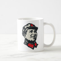 Vorsitzendermao-Porträt Tee Tassen