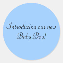 Vorstellen unseres neuen Baby-Jungen-Umschlag Aufk