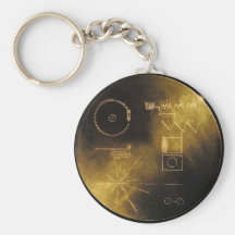 Voyager-goldene Aufzeichnung Keychain Schlüsselband