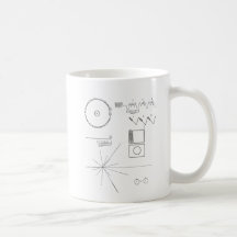 Voyager-Mitteilung Kaffee Tasse