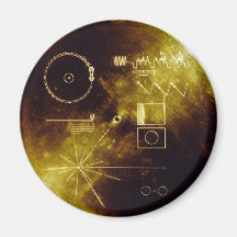 Voyager-Mitteilung Kühlschrankmagnet